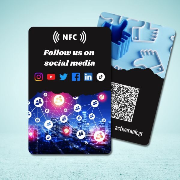 Κάρτα AR Social Media με NFC και QR Code – Η Νέα Επαγγελματική Επαφή για την Επιχείρησή σας!